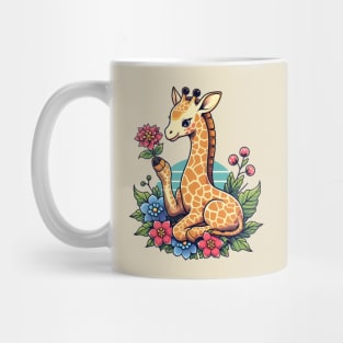 Giraffe botanist Mug